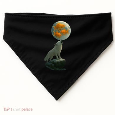 Three Goldfish Moon USA-Made Doggie Bandana