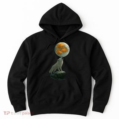 Three Goldfish Moon Hoodie