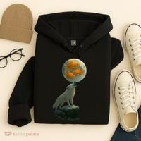 Three Goldfish Moon Hoodie thumb 4