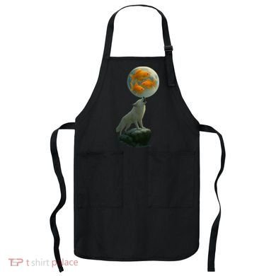 Three Goldfish Moon Apron