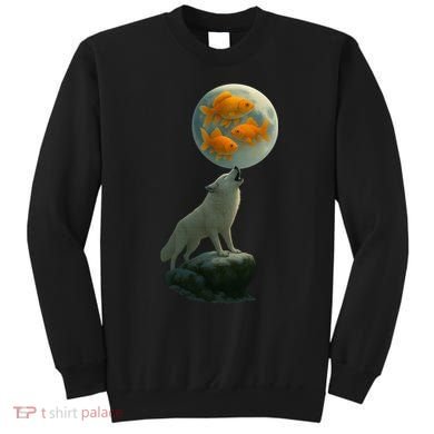 Three Goldfish Moon Sweatshirt