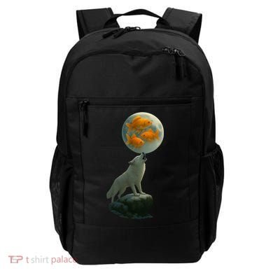 Three Goldfish Moon Backpack