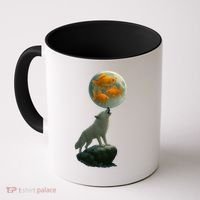 Three Goldfish Moon Coffee Mug thumb 0