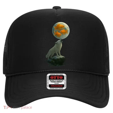 Three Goldfish Moon Hat