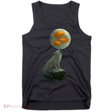 Three Goldfish Moon Tank Top