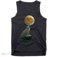 Three Goldfish Moon Tank Top thumb 0