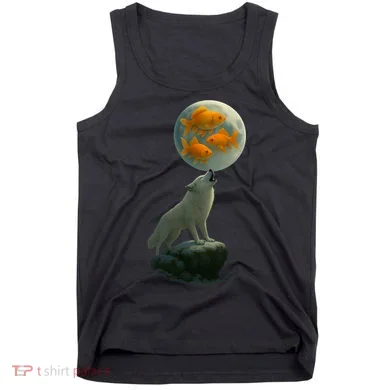 Three Goldfish Moon Tank Top