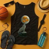 Three Goldfish Moon Tank Top thumb 4