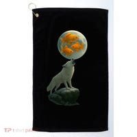 Three Goldfish Moon Golf Towel thumb 0