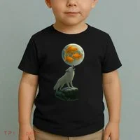 Three Goldfish Moon Toddler T-Shirt thumb 2
