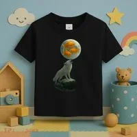 Three Goldfish Moon Toddler T-Shirt thumb 3