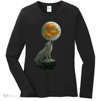 Three Goldfish Moon Women's Long Sleeve Shirt thumb 0
