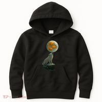 Three Goldfish Moon Kids Hoodie thumb 0