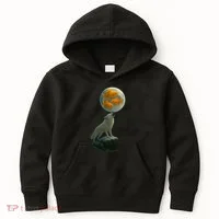 Three Goldfish Moon Kids Hoodie thumb 0