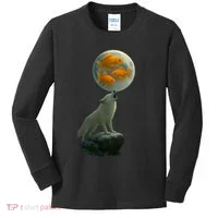 Three Goldfish Moon Kids Long Sleeve Shirt thumb 0