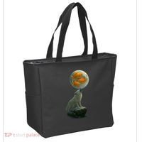 Three Goldfish Moon Tote Bag thumb 2