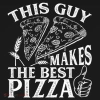 This Guy Makes The Best Pizza Gift Food Lover Pizza Baker Cool Gift Polo thumb 3