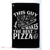 This Guy Makes The Best Pizza Gift Food Lover Pizza Baker Cool Gift Golf Towel thumb 0