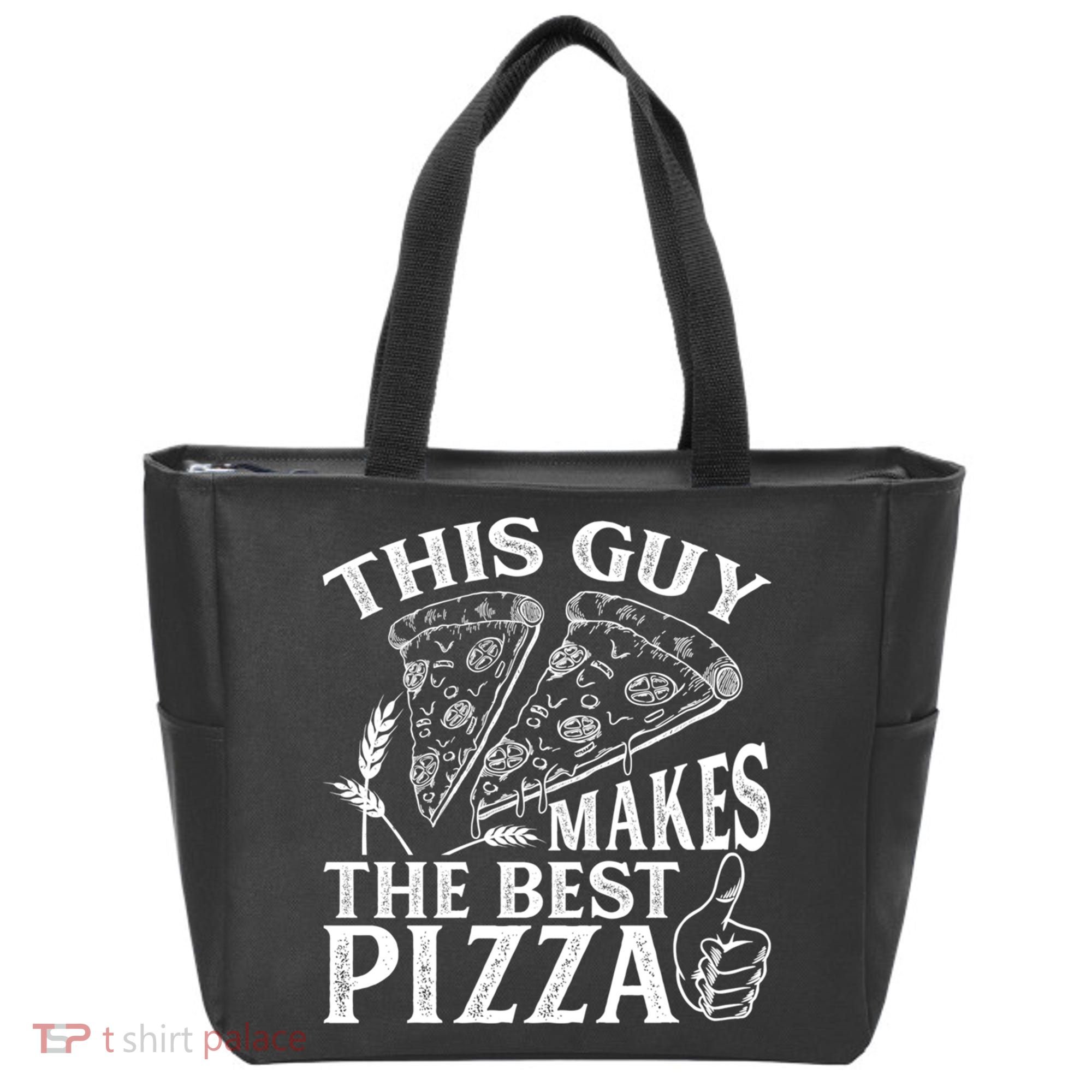 This Guy Makes The Best Pizza Gift Food Lover Pizza Baker Cool Gift Tote Bag