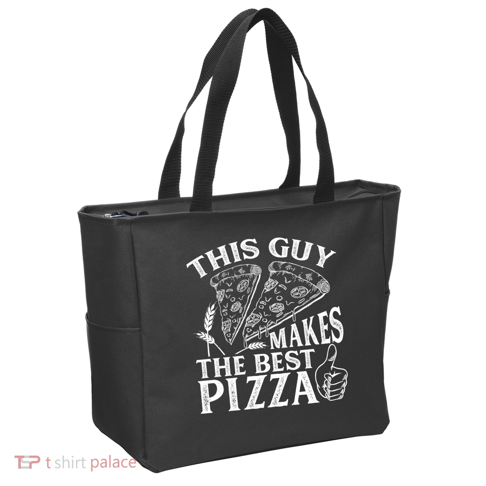 This Guy Makes The Best Pizza Gift Food Lover Pizza Baker Cool Gift Tote Bag
