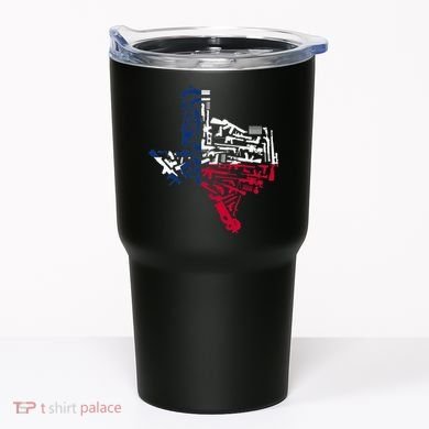 Texas gun map 2nd amendment Tumbler