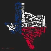 Texas gun map 2nd amendment Tumbler thumb 3
