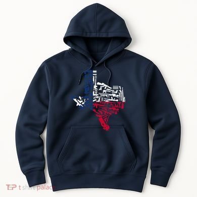 Texas gun map 2nd amendment Hoodie