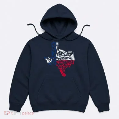 Texas gun map 2nd amendment Hoodie