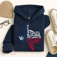 Texas gun map 2nd amendment Hoodie thumb 4