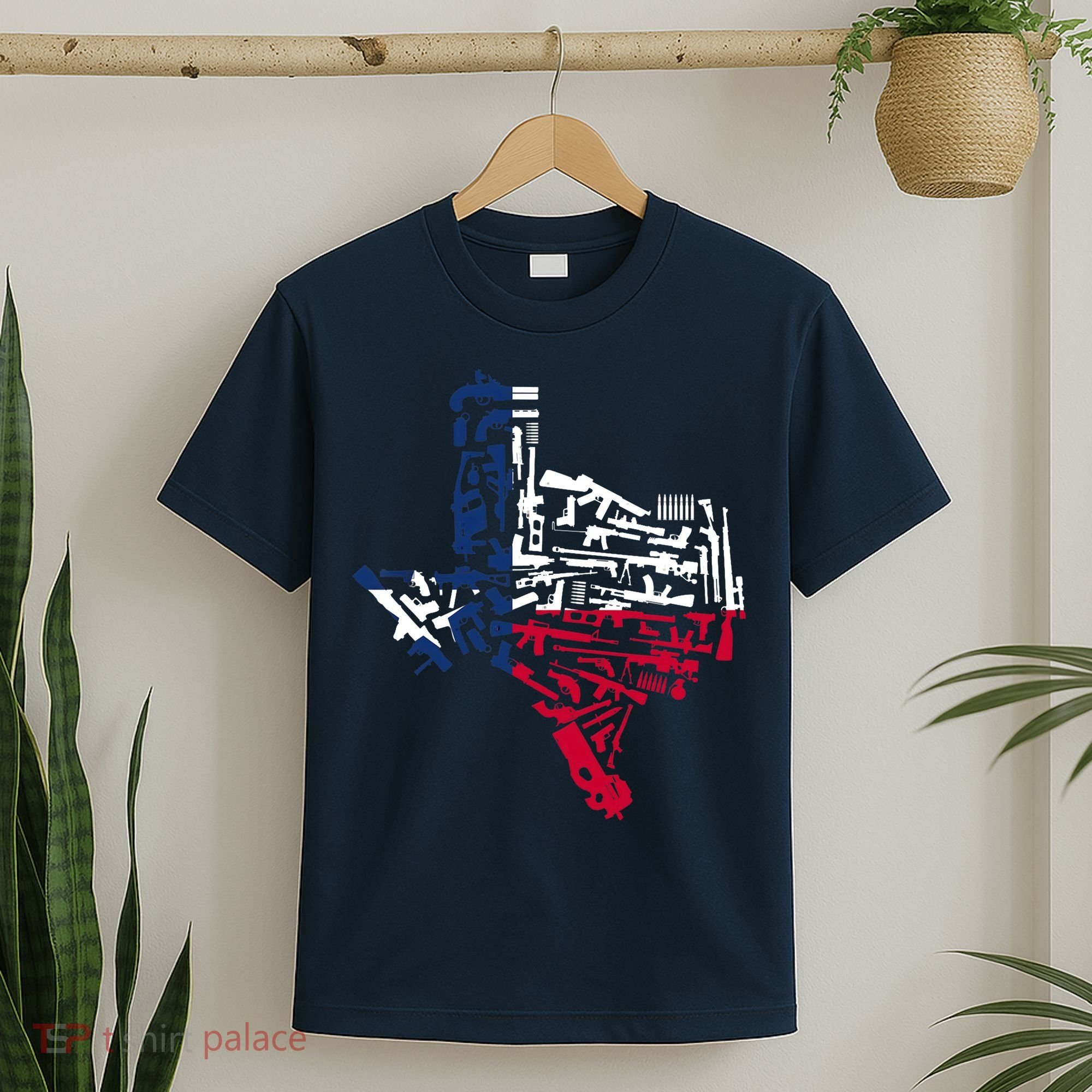 Texas gun map 2nd amendment T-Shirt