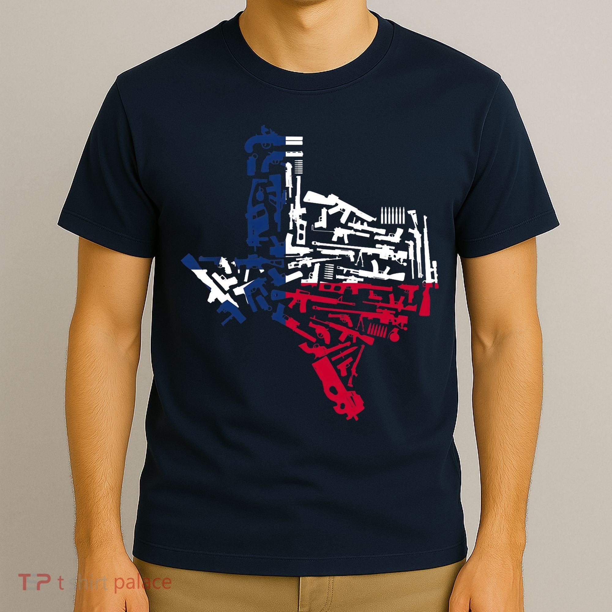 Texas gun map 2nd amendment T-Shirt