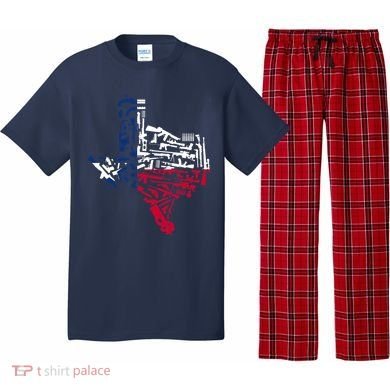 Texas gun map 2nd amendment Pajama Set