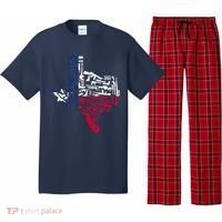 Texas gun map 2nd amendment Pajama Set thumb 0
