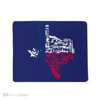 Texas gun map 2nd amendment Mousepad thumb 0