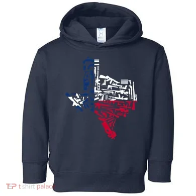 Texas gun map 2nd amendment Toddler Hoodie