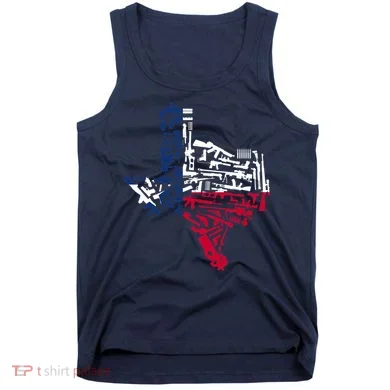 Texas gun map 2nd amendment Tank Top