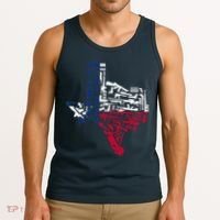 Texas gun map 2nd amendment Tank Top thumb 3