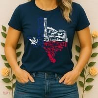 Texas gun map 2nd amendment Women's T-Shirt thumb 2