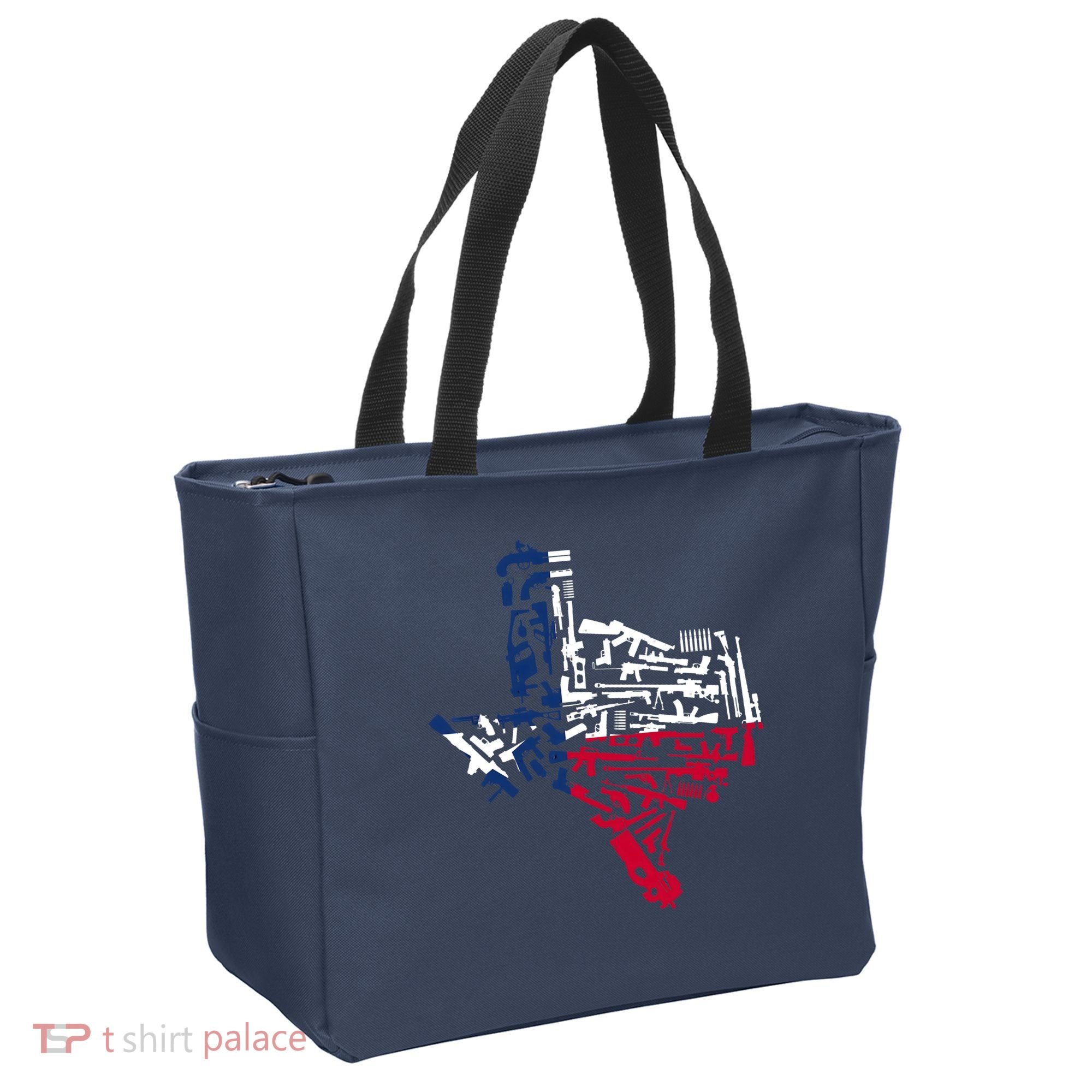 Texas gun map 2nd amendment Tote Bag