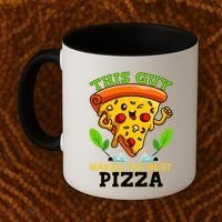 This Guy Makes The Best Pizza Coffee Mug thumb 2