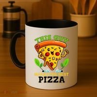 This Guy Makes The Best Pizza Coffee Mug thumb 4