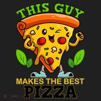 This Guy Makes The Best Pizza Golf Towel thumb 3