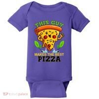This Guy Makes The Best Pizza Baby Bodysuit thumb 0