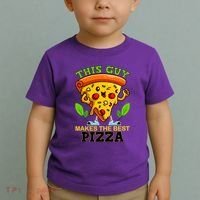 This Guy Makes The Best Pizza Toddler T-Shirt thumb 2
