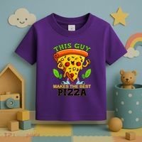This Guy Makes The Best Pizza Toddler T-Shirt thumb 3