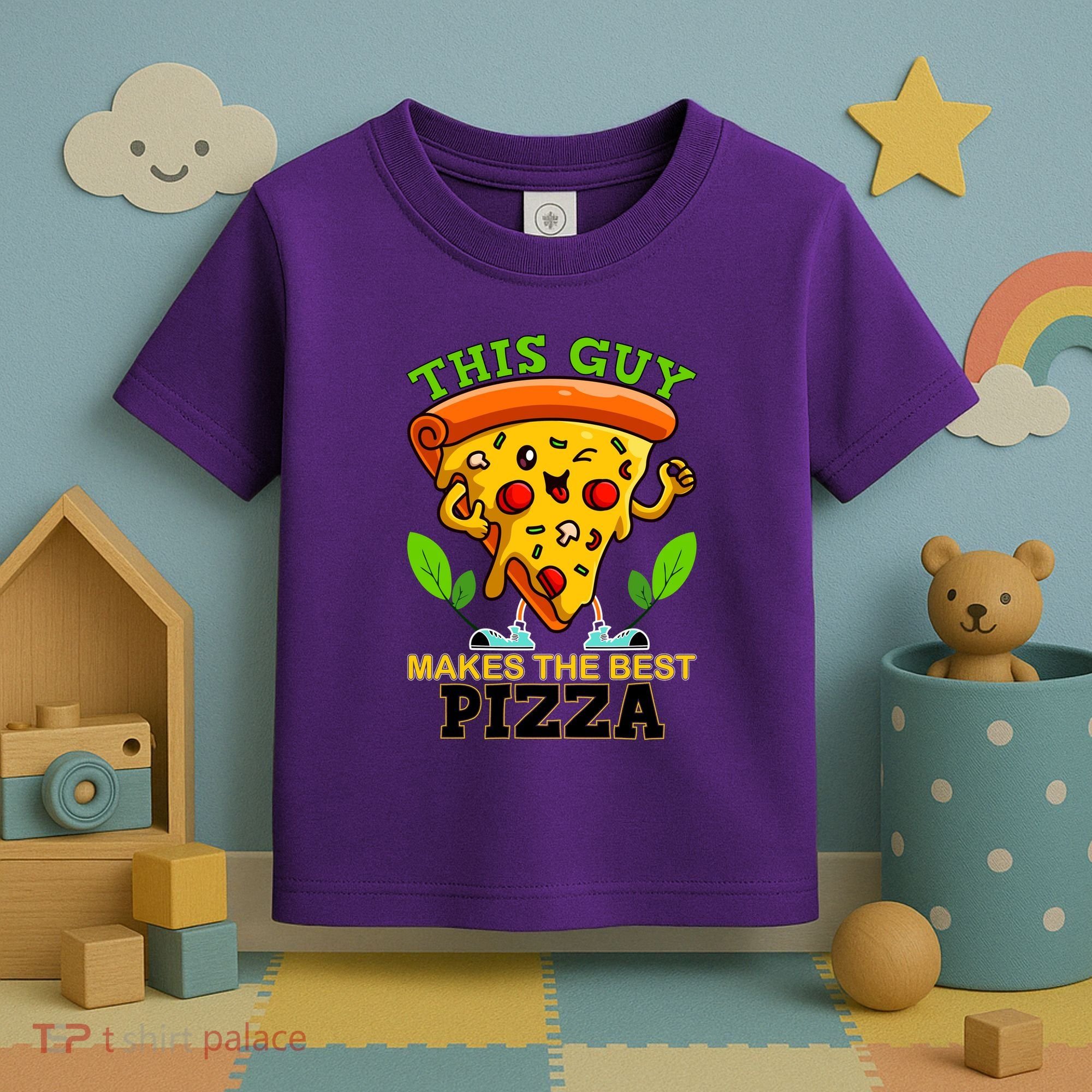 This Guy Makes The Best Pizza Toddler T-Shirt