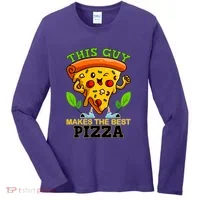 This Guy Makes The Best Pizza Women's Long Sleeve Shirt thumb 0