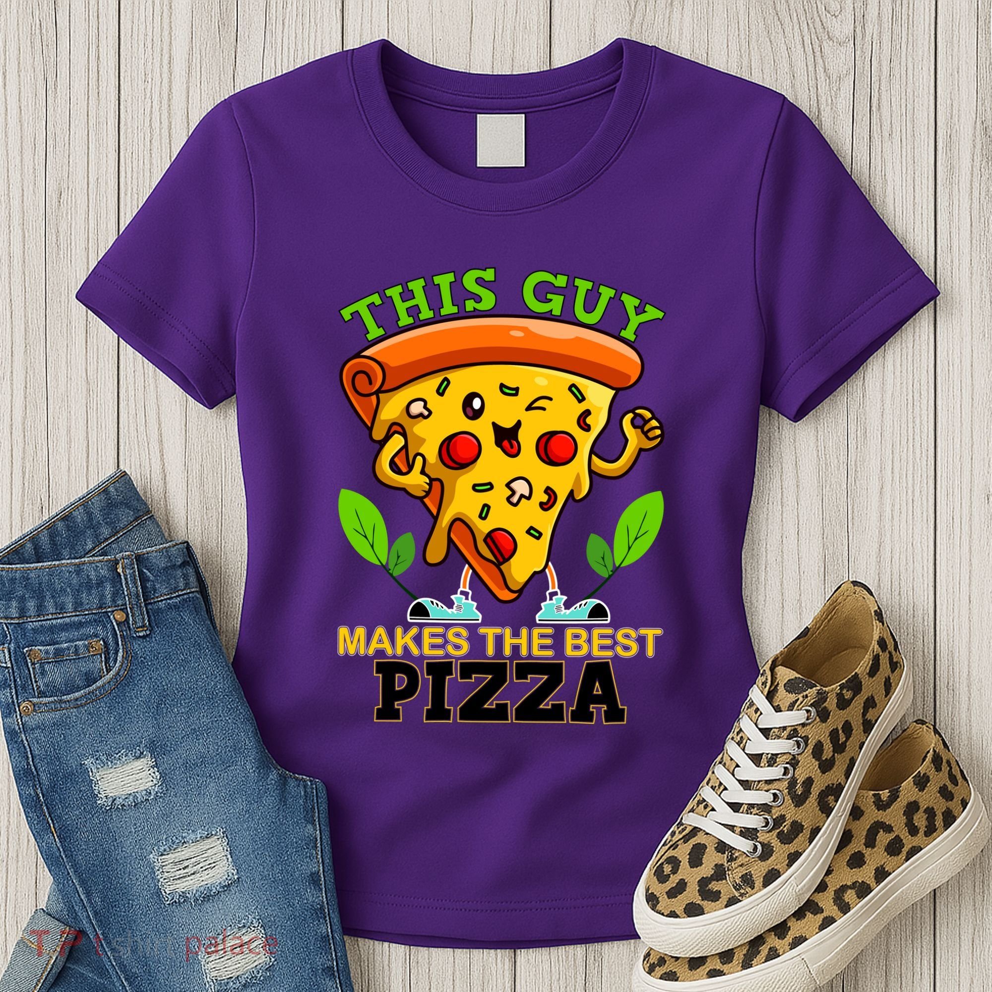 This Guy Makes The Best Pizza Women's T-Shirt