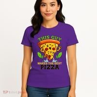 This Guy Makes The Best Pizza Women's T-Shirt thumb 4