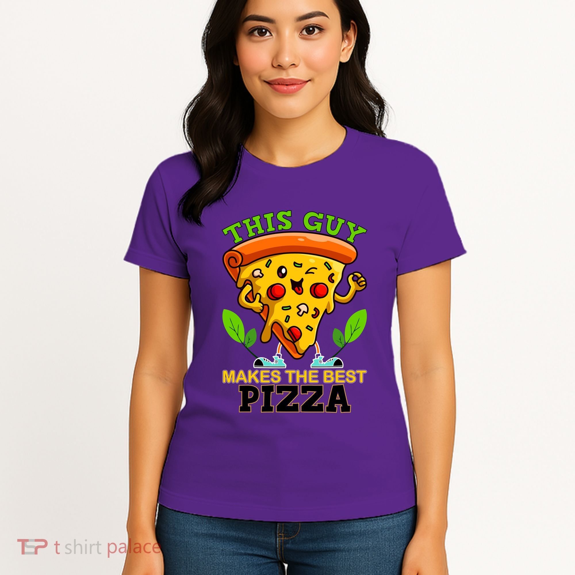 This Guy Makes The Best Pizza Women's T-Shirt